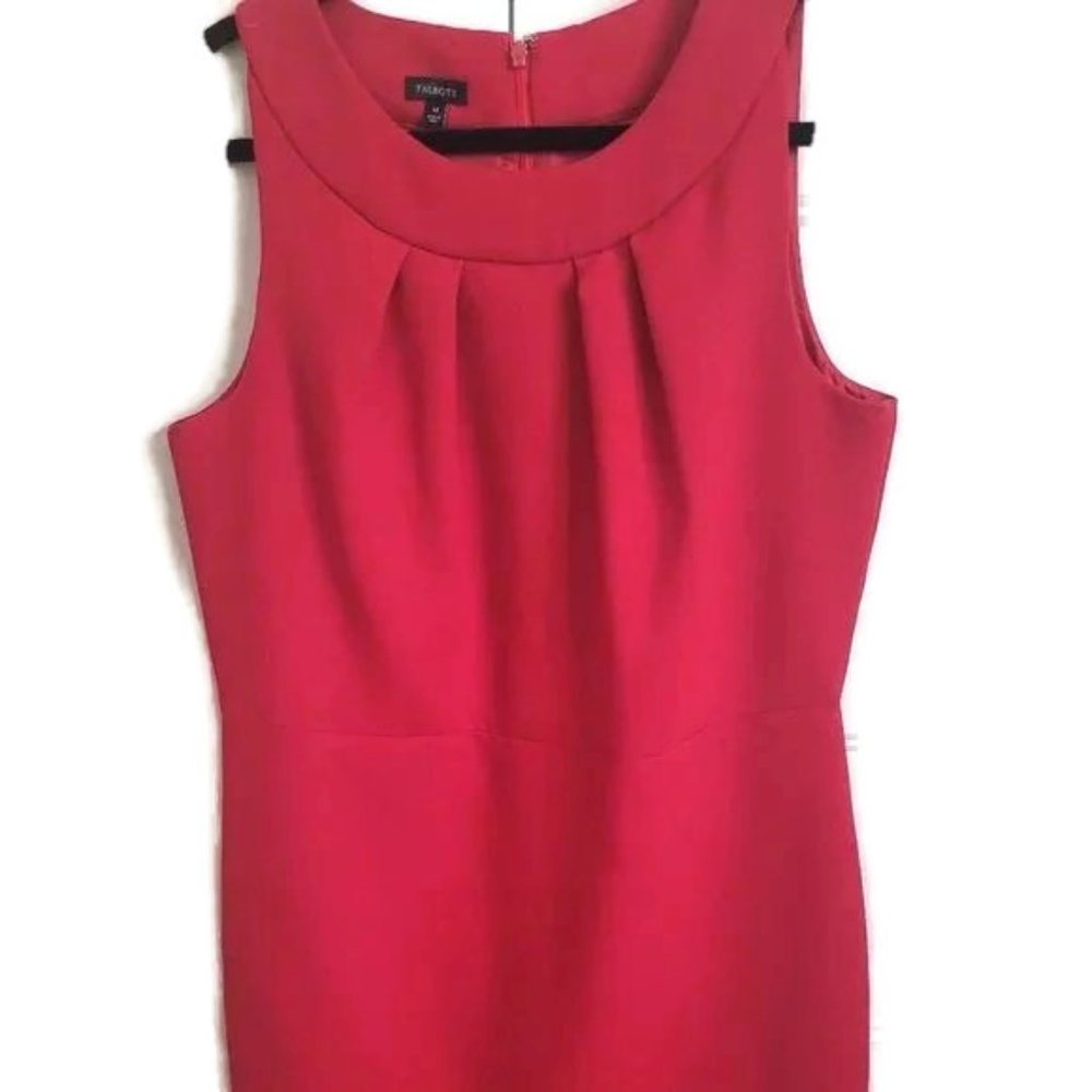 Talbots red dress Sleeveless size 14 - Picture 2 of 9